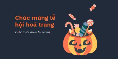 Có một Halloween ngọt ngào black whimsical-line