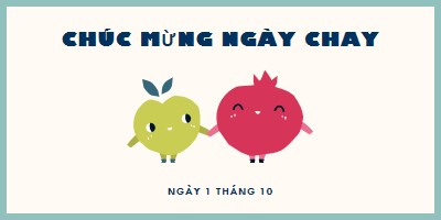 Chúc mừng Ngày Chay white whimsical-line