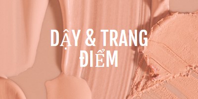 Thức dậy & trang điểm pink modern-simple