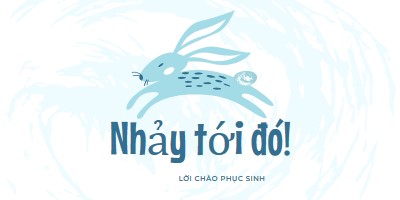 Hãy nhảy đến đó blue whimsical-color-block