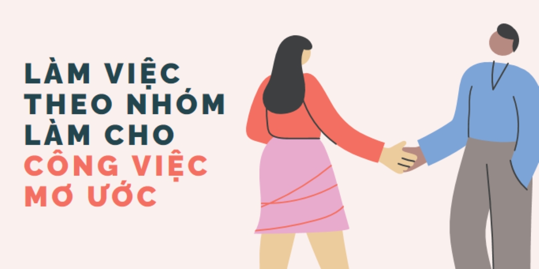 Đi theo nhóm pink modern-color-block