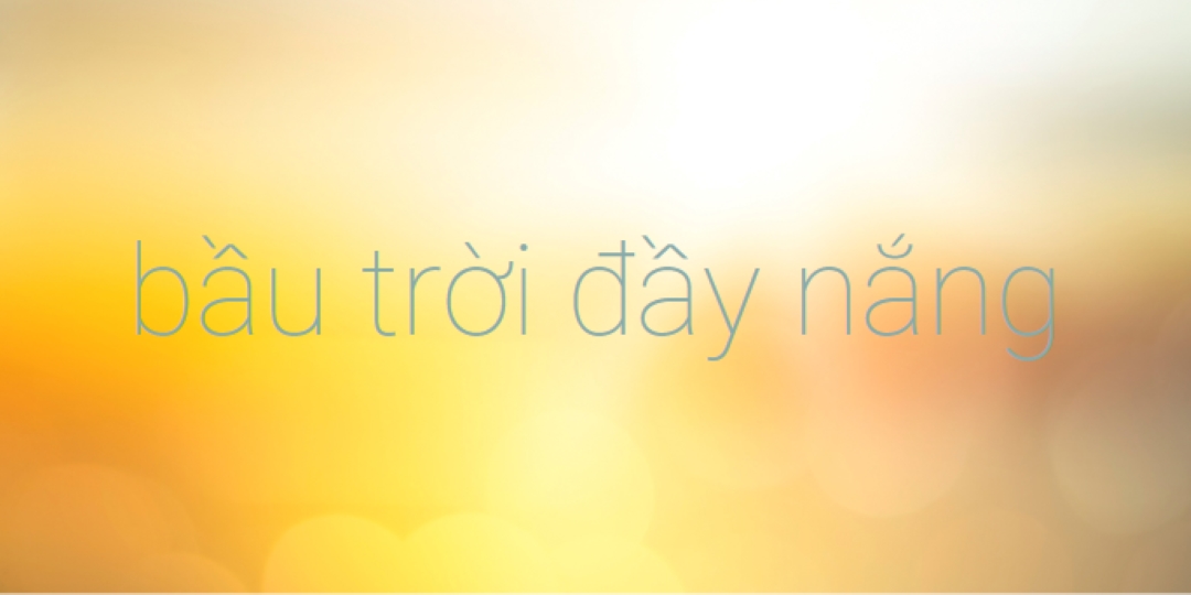 Bầu trời đầy nắng yellow modern-simple