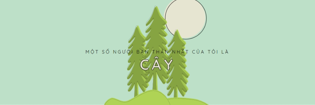 Lùi trong rừng green whimsical-line