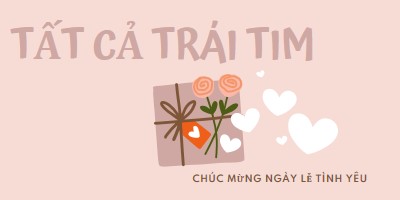 Tất cả trái tim pink whimsical-color-block