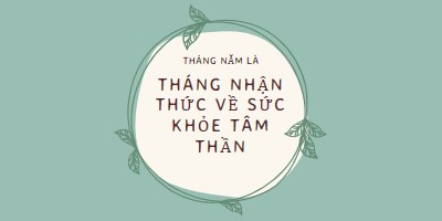 Tôn trọng nhận thức về sức khỏe tâm thần green organic-simple