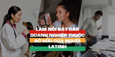 Chào mừng các doanh nghiệp thuộc sở hữu của người Latinh white modern-simple