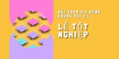 Tham gia lễ tốt nghiệp yellow whimsical-color-block