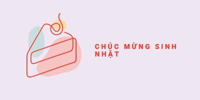 Một lát chúc mừng sinh nhật purple whimsical-line