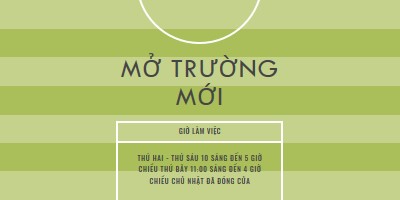 Mục tiêu trường green modern-geometric-&-linear