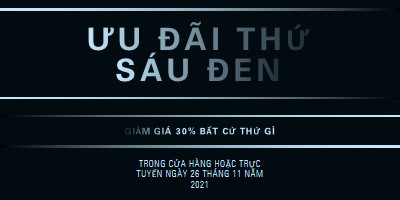 Ưu đãi thứ Sáu Đen black modern-geometric-&-linear