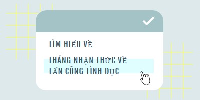 Tìm hiểu về Tháng nhận thức về tấn công tình dục blue vintage-retro