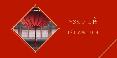 Chúc Mừng Tết Nguyên Đán red modern-simple