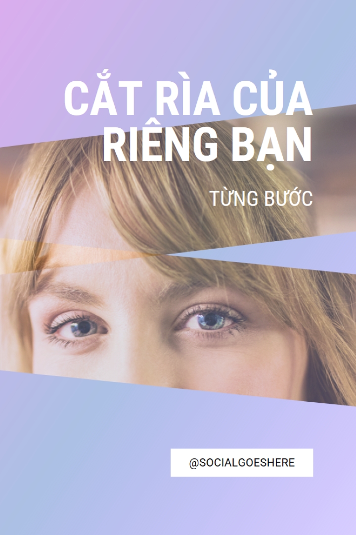 Cắt rìa của riêng bạn purple modern-bold