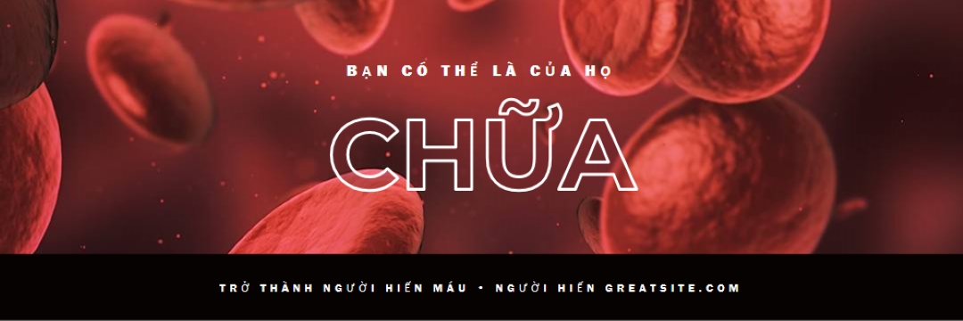 Trở thành người hiến máu red modern-simple