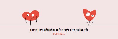 Thực hiện các cách riêng biệt của chúng tôi pink whimsical-line