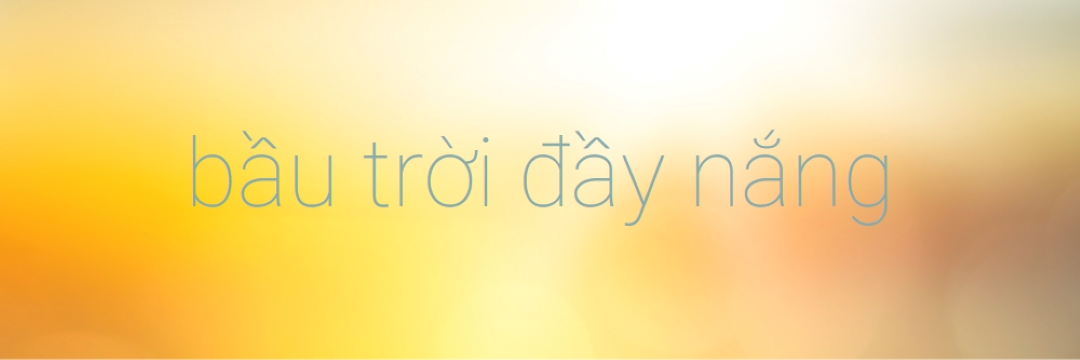 Bầu trời đầy nắng yellow modern-simple