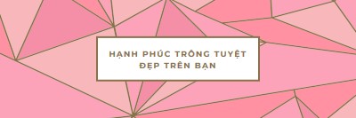 Hạnh phúc trở lại pink modern-simple