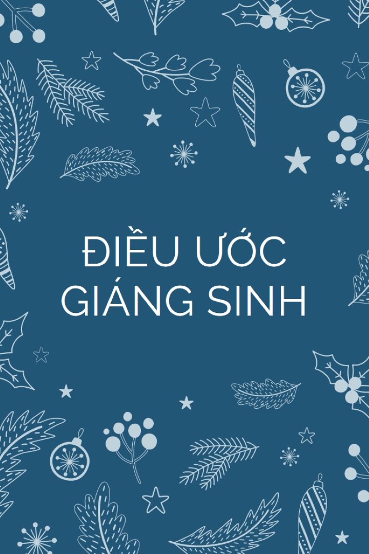 Mùa lấp lánh blue whimsical-line