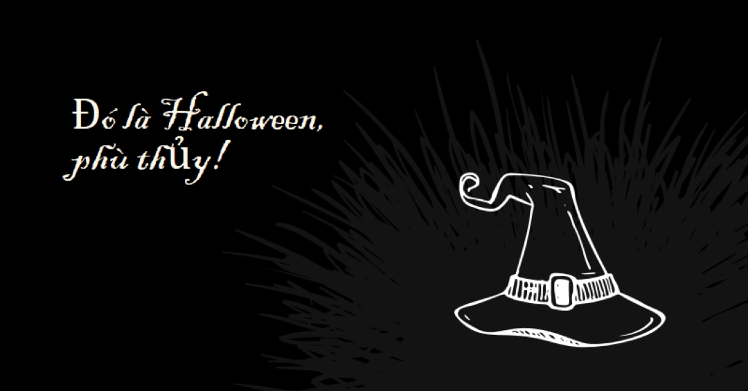 Đó là Halloween black whimsical-line