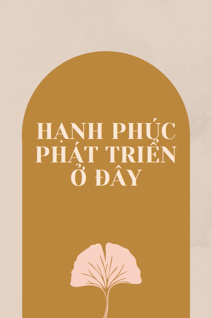 Hạnh phúc phát triển ở đây gray organic-boho