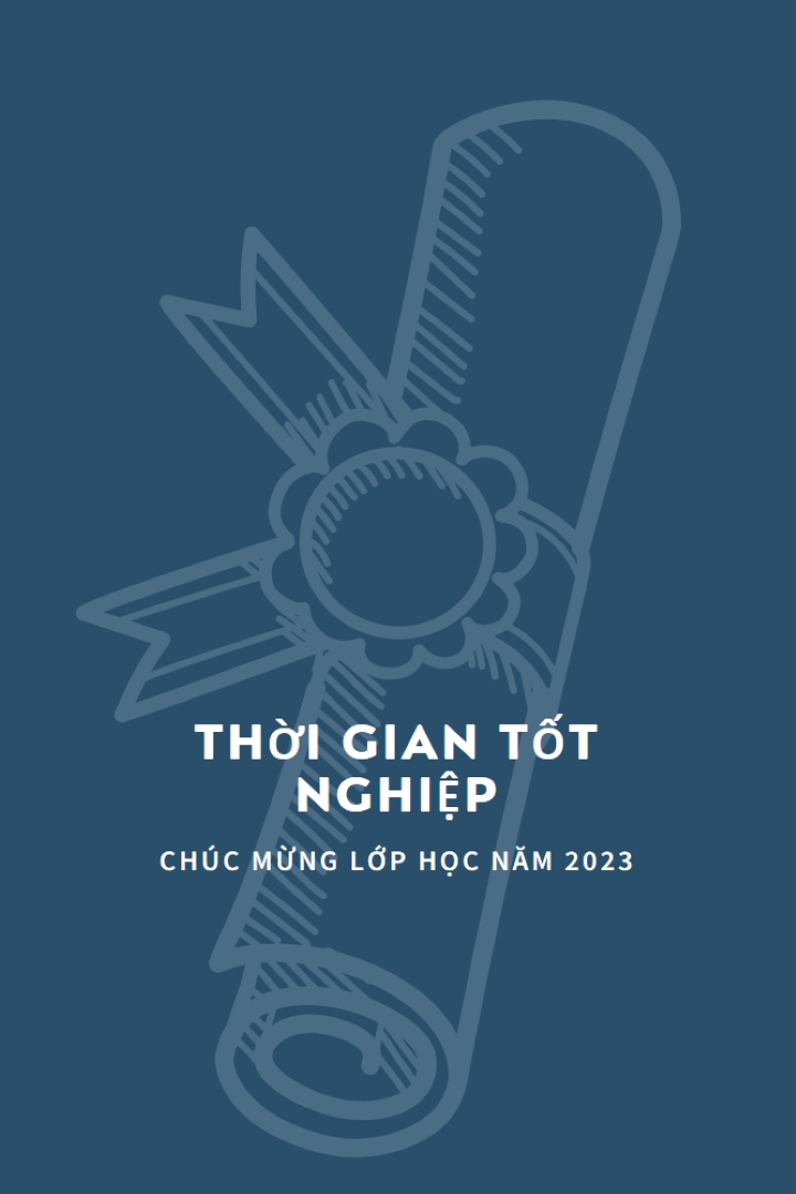 Bằng tốt nghiệp của bạn blue modern-simple