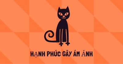 Hạnh phúc gây ám ảnh orange whimsical-color-block