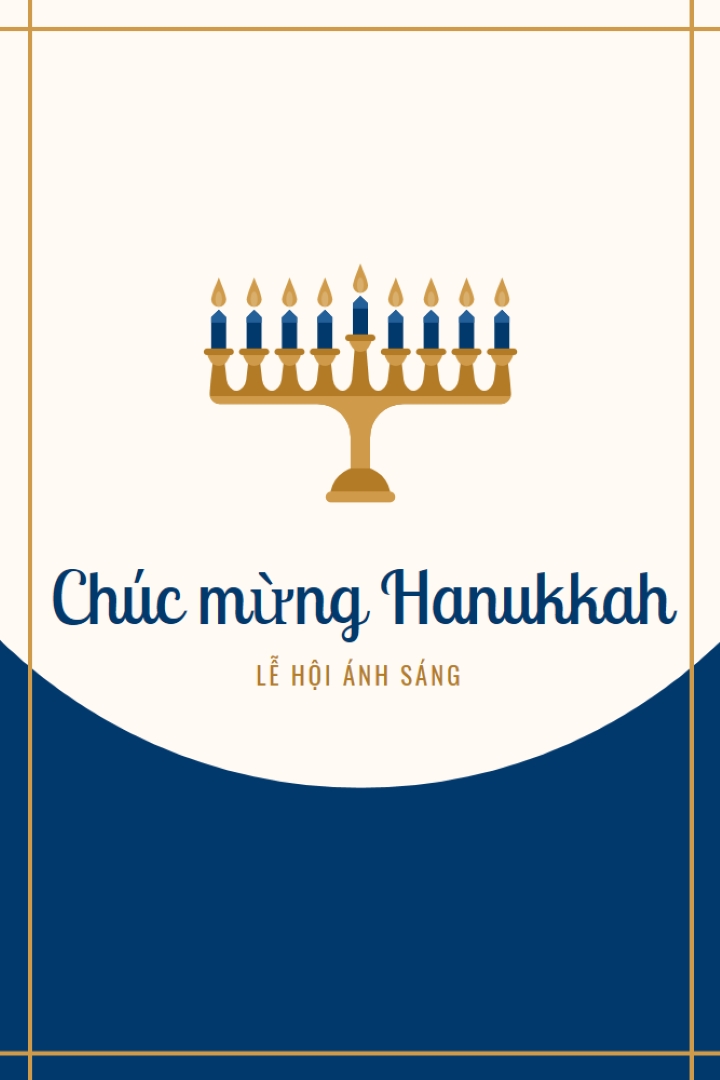 Menorah aura white modern-color-block