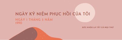 Kỷ niệm ngày phục hồi của tôi pink organic-boho