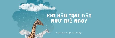 Hãy nói về biến đổi khí hậu blue whimsical-color-block