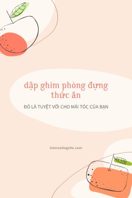 Mái tóc khỏe mạnh từ nhà pink whimsical-line