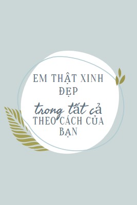 Đẹp theo mọi cách của bạn blue organic-simple