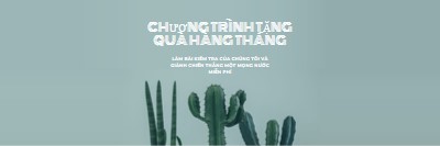 Bài kiểm tra tặng quà hàng tháng green modern-simple