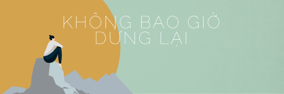 Leo lên từng ngọn núi green modern-simple