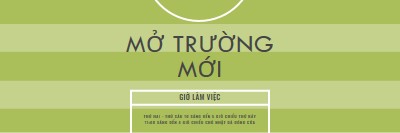 Mục tiêu trường green modern-geometric-&-linear