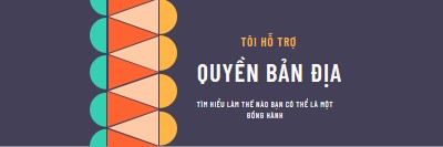 Hỗ trợ quyền bản địa blue modern-color-block