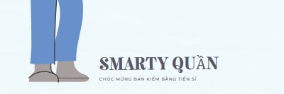 Quần thông minh blue modern-color-block