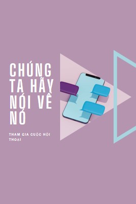 Người bắt đầu hội thoại purple modern-geometric-&-linear