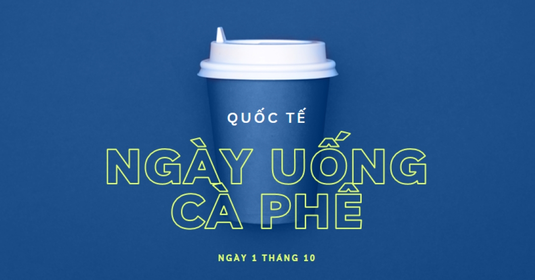 Văn hóa quán cà phê blue modern-bold