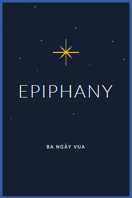 Quan sát Epiphany blue modern-simple