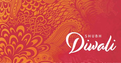 Diwali hạnh phúc nhất red modern-bold