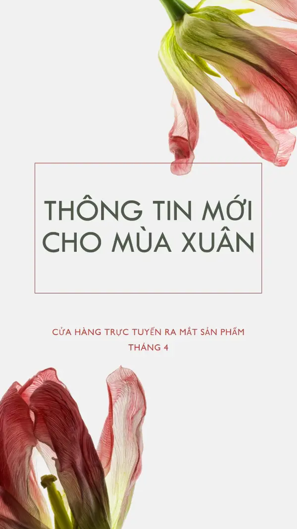 Thông tin mới cho mùa xuân green modern-simple