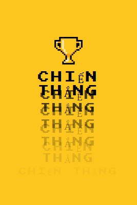 Chiếc cúp cuộc sống yellow vintage-retro