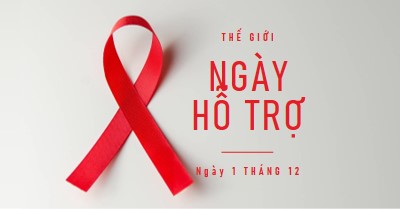 Nhận thức về AIDS gray modern-simple