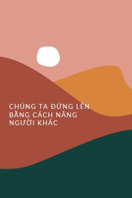 Hoàng hôn nâng cao pink organic-boho