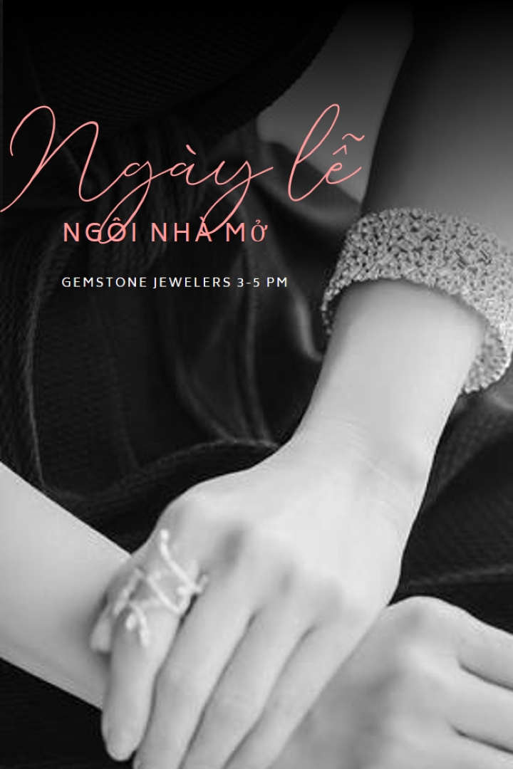 Ngày lễ mở cửa black modern-simple