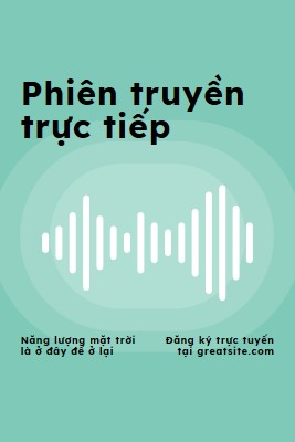 Phiên truyền trực tiếp green modern-simple