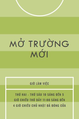 Mục tiêu trường green modern-geometric-&-linear