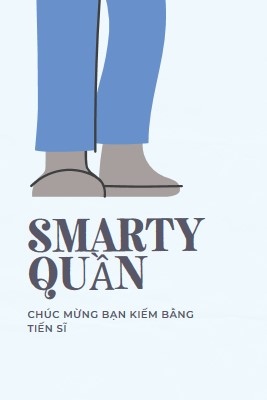 Quần thông minh blue modern-color-block