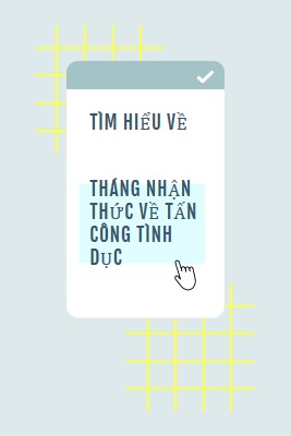 Tìm hiểu về Tháng nhận thức về tấn công tình dục blue vintage-retro