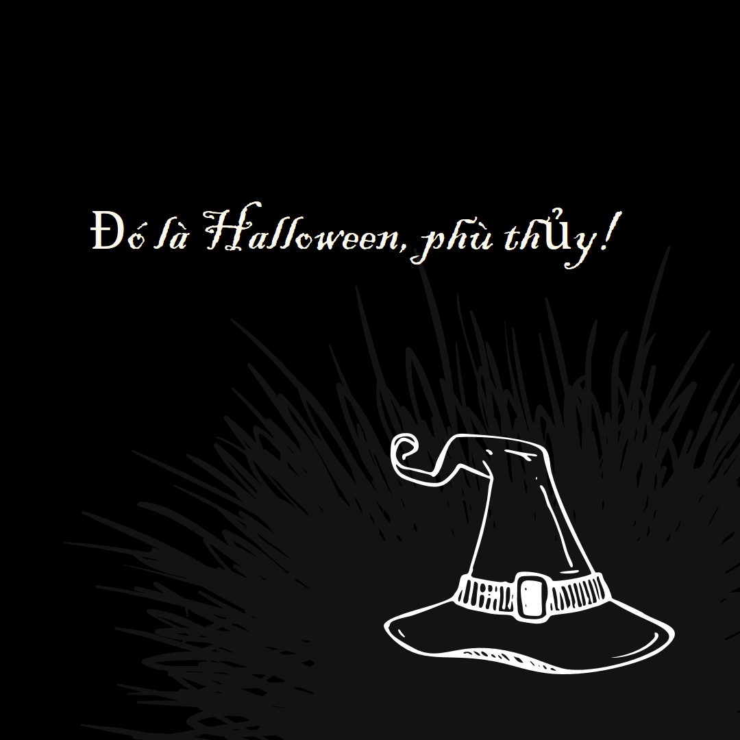 Đó là Halloween black whimsical-line